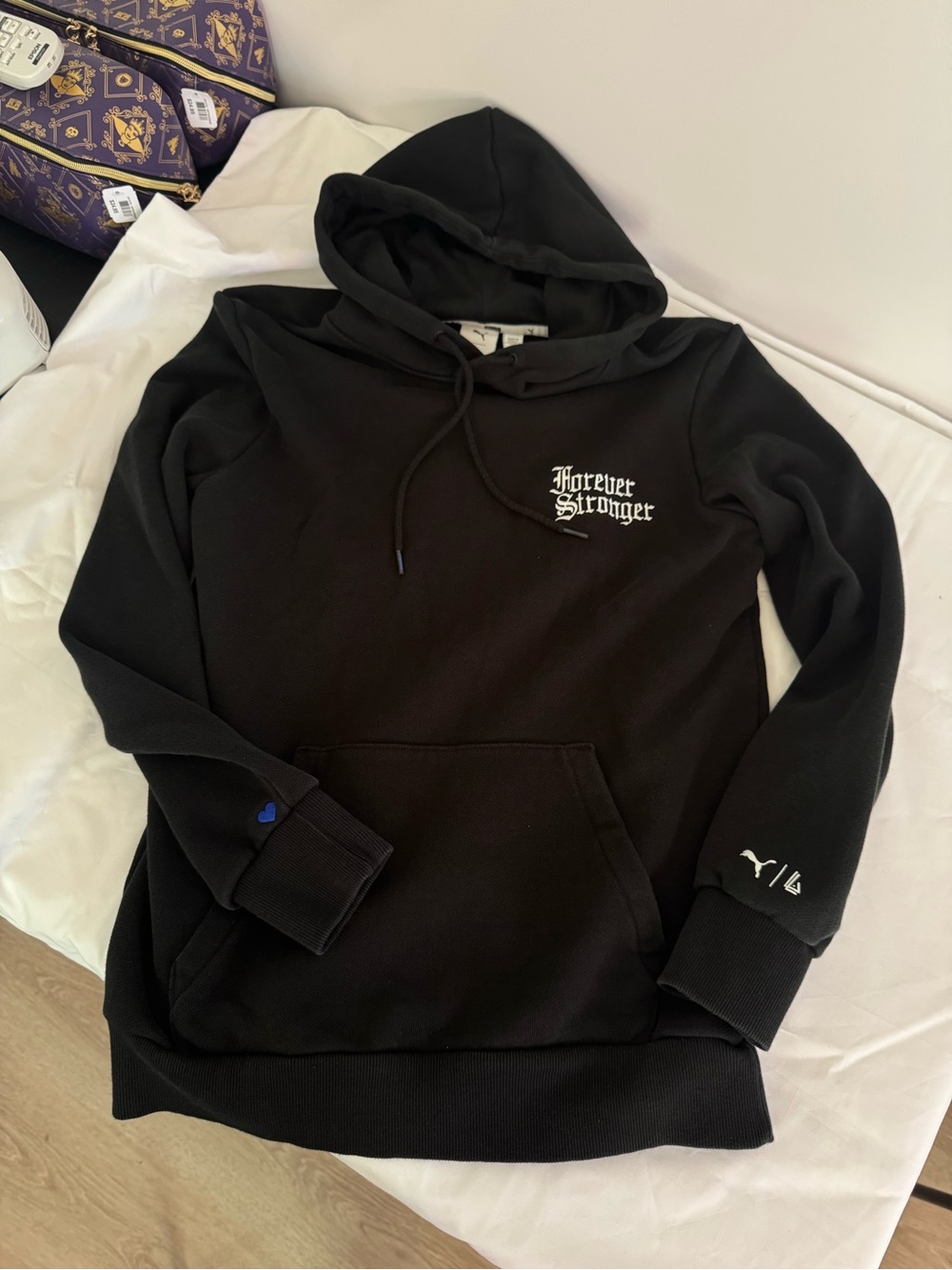 Puma x Lauren London Forever Stronger Black Hoodie